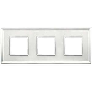 Vimar Eikon Evo - Luminosi 6M - 2+2+2 (Glas - Silver Ice)