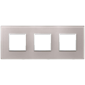 Vimar Eikon Evo - Luminosi 6M - 2+2+2 (Glas - Pearl Grey)