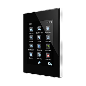 Zennio Z41 Pro (Aluminium Frame - Antraciet)