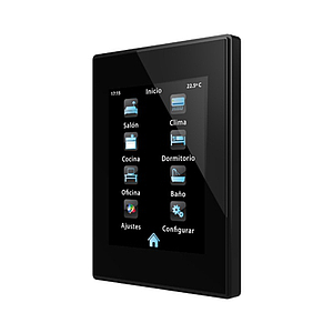 Zennio Z41 Pro (PVC Frame - Antraciet)