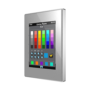 Zennio Z41 Pro (Aluminium Frame - Zilver)