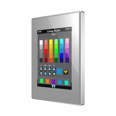 Zennio Z41 Pro (Aluminium Frame - Zilver)