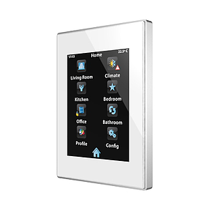 Zennio Z41 Pro (Aluminium Frame - Wit)