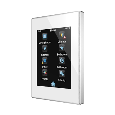 Zennio Z41 Pro (Aluminium Frame - Wit)