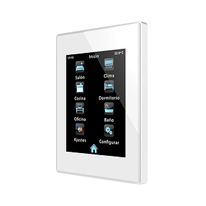 Zennio Z41 Pro (PVC Frame - Wit)