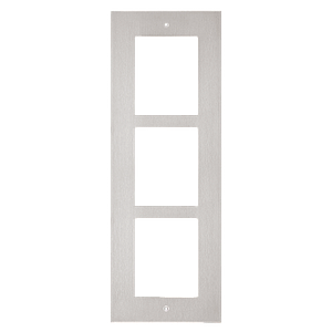 Zennio GetFace IP - Frame Encastrable - 3 modules (ensemble avec ZVP-FBOX3)