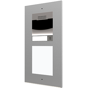 Zennio GetFace IP - Base sans Camera - 2 Modules (Acier)