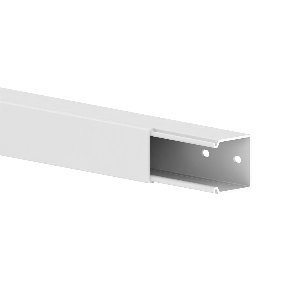 GGK LFG - 30x30, Goulotte (RAL 9010 - Blanc alpin) - UE=50