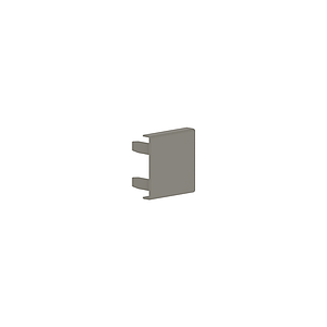 GGK LFG - 30x30, Eindstuk (RAL 7030 - Steengrijs) - VPE=4