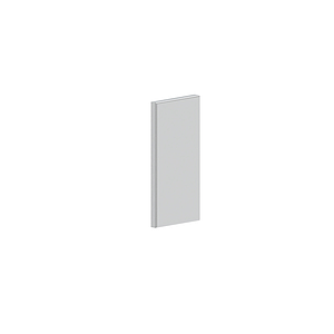 GGK Micro-BRA - 65x130/45, DUO Eindstuk, 3-z (Geanodiseerd aluminium) - VPE=1
