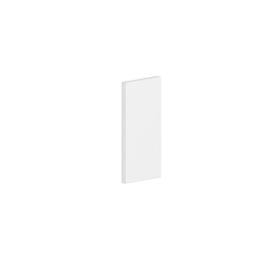 GGK Micro-BRA 65x130/45 DUO - Embout, 3 côtés recouvrants (RAL9010 - Blanc alpin)2