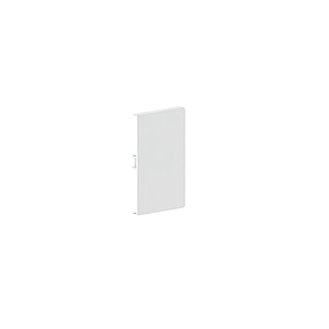 GGK BR - 65x100/45 Embout (RAL 9010 - Blanc alpin) - UE=2