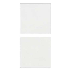 Vimar Arké - 2 demi-boutons  1M (Vide - Blanc)