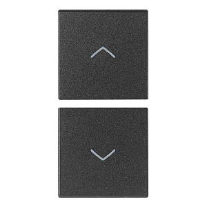 Vimar Arké - 2 demi-boutons 1M (Flèches - Gris)