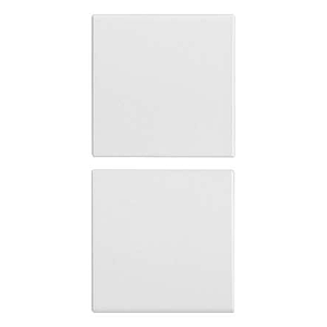 Vimar Eikon Evo/Exé - 2 demi-boutons 1M (Vide - Blanc)