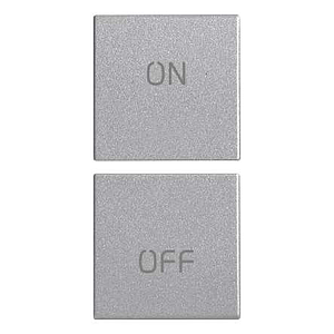 Vimar Eikon Evo/Exé - 2 demi-boutons 1M (ON/OFF - Next)