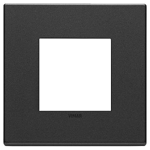 Vimar Eikon Exé - Plaque de Recouvrement 2M (Métal - Anthracite)