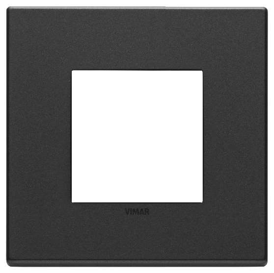 Vimar Eikon Exé - Plaque de Recouvrement 2M (Métal - Anthracite)