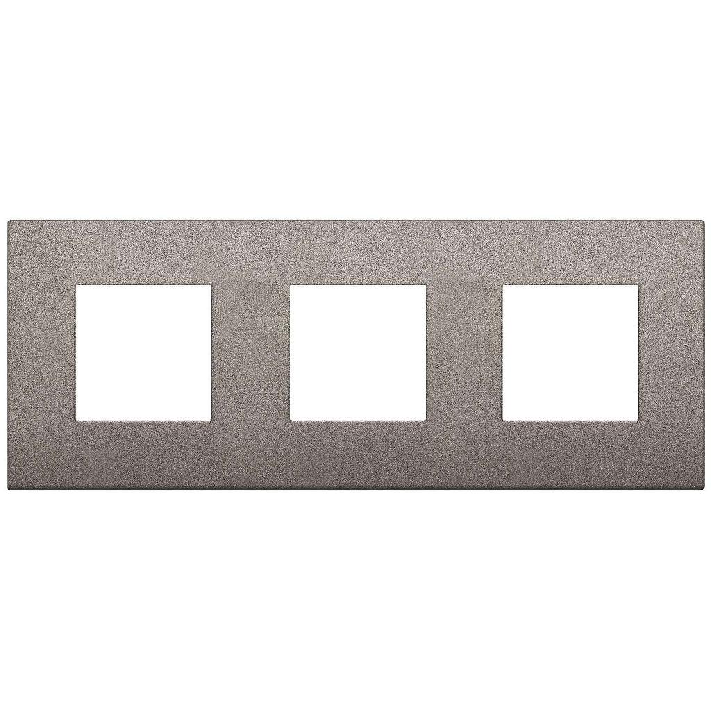 Vimar Arké Classic - Metal-Color 6M - 2+2+2x71 (Metaal - Mat titanium)