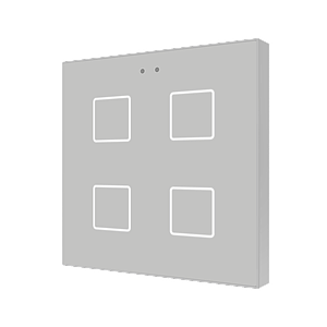 Zennio Flat 4 v2 (Zilver)
