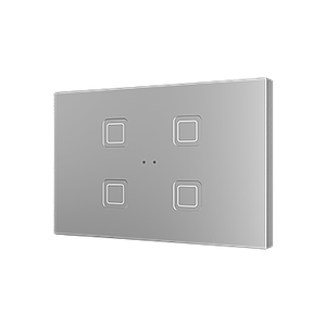 Zennio Tecla XL X4 (zilver)