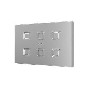 Zennio Tecla XL X6 (zilver)