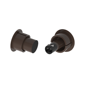 Zennio Magneetcontact Inbouw (Metalen deur - Bruin)