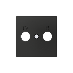 Zennio ZS55 - Enjoliveur TV-R/SAT (Anthracite)