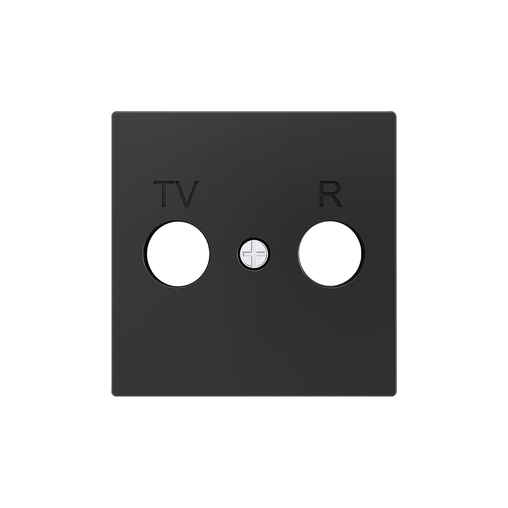 Zennio ZS55 - Enjoliveur TV-R/SAT (Anthracite)