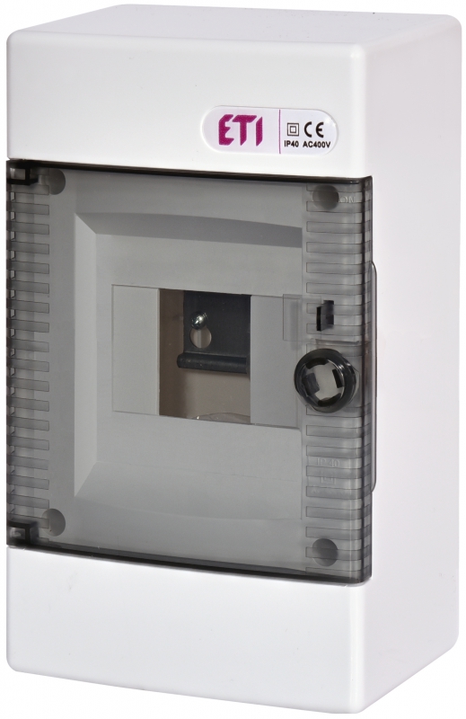 ETI DIDO - Opbouwverdeelkast ECT4PT (Transparante deur)
