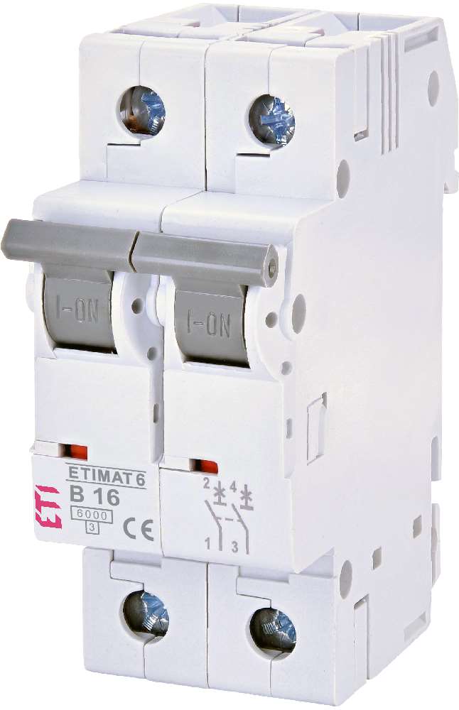 ETI Etimat 6 - Automaat B 2p 6kA 20A
