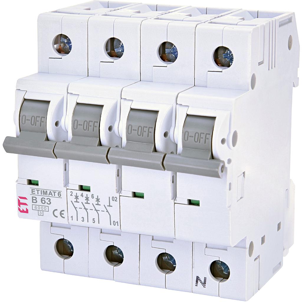 ETI Etimat 6 - Automaat B 3p+N 6kA 63A