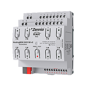 Zennio HeatingBOX 230V 8X v2