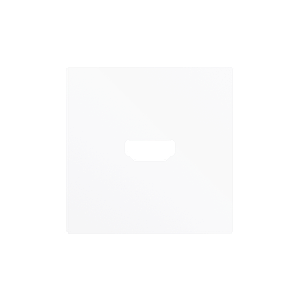 Zennio ZS55 - HDMI centraalplaat (Mat wit)