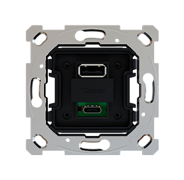 Zennio ZS55 - USB-C+A insert 5V/3,5A