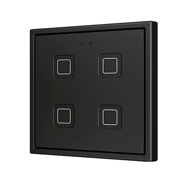 Zennio Tecla 70 X4 (Antraciet)