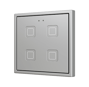 Zennio Tecla 70 X4 (Zilver)
