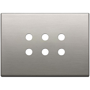 Vimar Eikon Exé Tondo - Plaque de recouvrement 3Mx6 (Bronze nickelé)