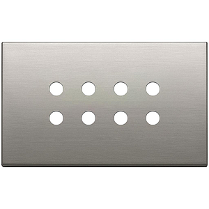 Vimar Eikon Exé Tondo - Plaque de recouvrement 4Mx8 (Bronze nickelé)