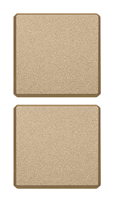 Vimar Eikon Exé Flat - 2 boutons (or satiné)