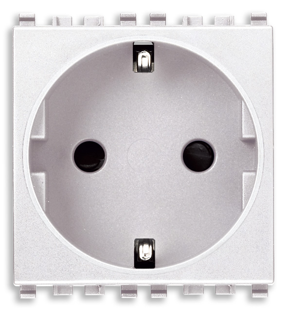 Vimar Eikon Exé - 2P+E 16A Schuko stopcontact SICURY (wit)