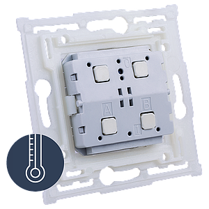 Weinzierl KNX TP drukknopinsert + temp 420.1 secure - voor Niko 2/4v