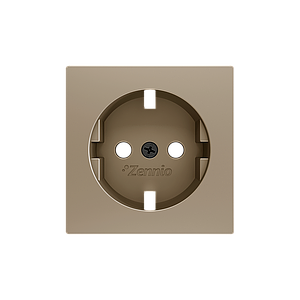 Zennio ZS55 - Enjoliveur Schuko (Champagne)