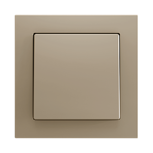 Zennio ZS55 - Soft drukknop - enkel 1-v (Champagne) - VPE=10