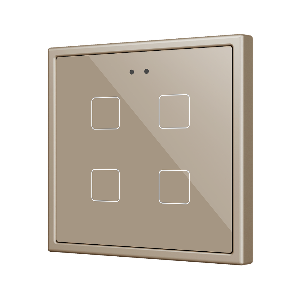 Zennio Flat 70 X4 (Champagne)