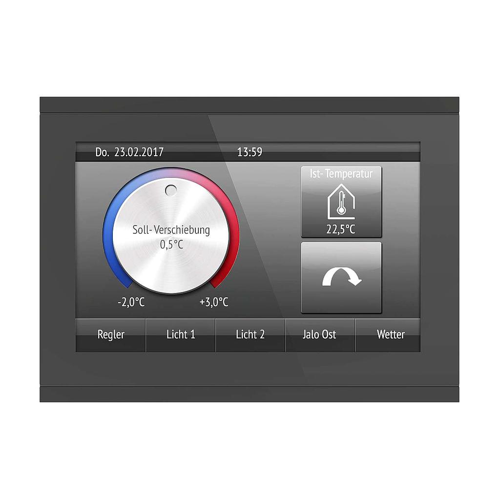 Elsner Corlo Touch KNX 5&quot; (Zwart/Zwart)
