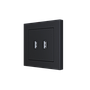 Afgewerkt Zennio ZS55 USB-A stopcontact (Antraciet)