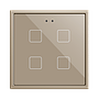 Zennio Flat 70 X4 (Champagne)