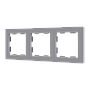 Zennio ZS55 - Afdekraam 3M (Zilver)