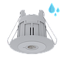 Faradite Motion Sensor 360 IP67 - Volt Free (Wit)